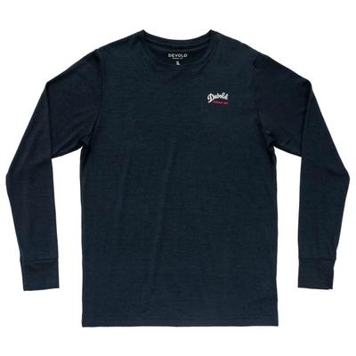 Devold - Classic Script L/S - Merinoshirt Gr L blau Image