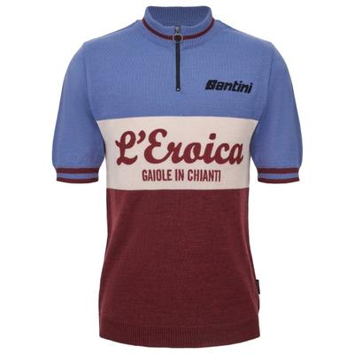 Santini - Eroica 28° Gaiole Wool Jersey - Radtrikot Gr M bunt Image