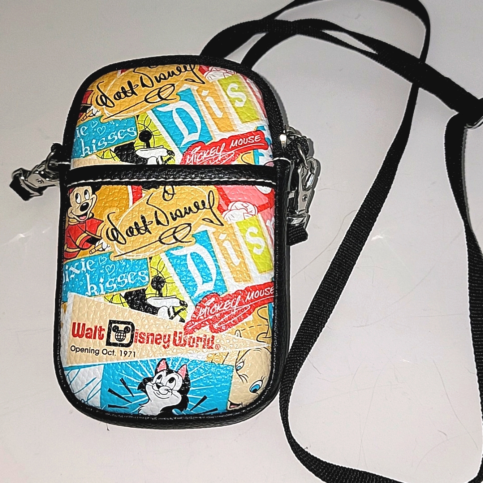 Disney Cell Phones & Accessories | Disney Crossbody/Shoulder Phone Case Bag | Color: Black/Blue | Size: 6