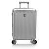Hartschalen-Trolley HEYS "Luxe, in verschiedenen Farben und Größen", Gr. B/H/T: 38cm x 53cm x 22cm 40 l, silber, Polycarbonat, unifarben, Koffer, Heys x Joachim Llambi Hartschalen-Koffer Volumenerweiterung