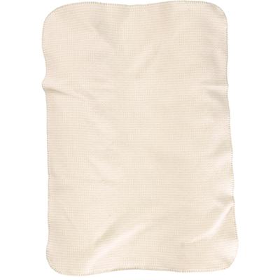 Babydecke BIEDERLACK "Babydecke Cotton", beige (nature), B:75cm L:100cm, Wohndecken, 75 x 100, mit Zierstich Image