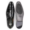 Slipper HENRY STEVENS "Liam CDM", Herren, Gr. 42,5, schwarz, Leder, elegant, Schuhe, Herren Halbschuh Leder handgefertigt, Anzugschuh