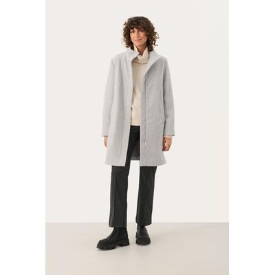 Jacke Gerade Passform Light Grey Melange Image