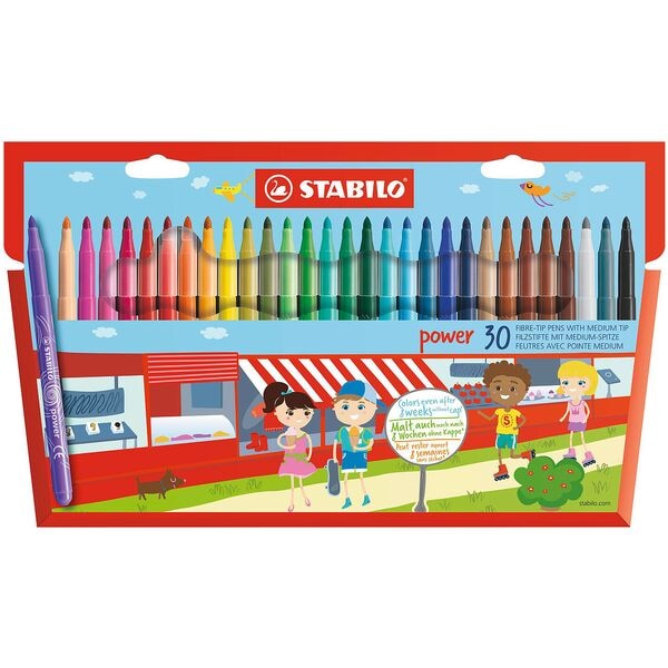 Stabilo 30er-Pack Filzstifte »power« Image