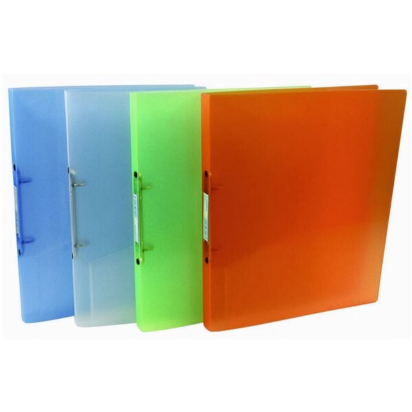 DONAU 12er-Pack Ringbücher 2-Ringe 2.5 cm DIN A4 weiß, 2.5 cm