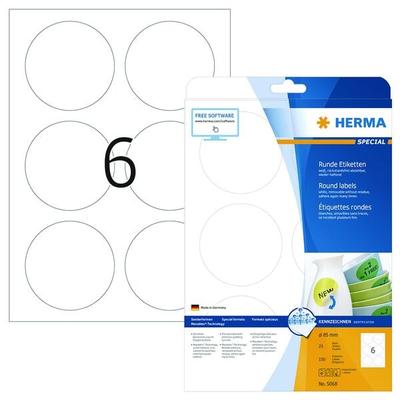 Herma Universaletiketten »SPECIAL« wiederablösbar weiß 85,0 x 85,0 mm 150 Stück Image