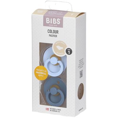 Bibs Fopspeen Anatomic Petrol - Blue 0-6 Maanden 2 St Sauger Image