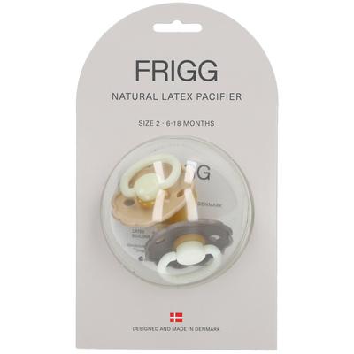 Frigg Fopspeen Daisy Night Porto - Croissant 6-18 Maanden 2 St Schnuller Image