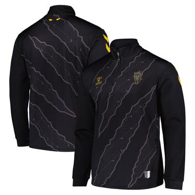 Sunderland Hummel Ausweichtrikot Pre-Match Half Zip – Schwarz Image