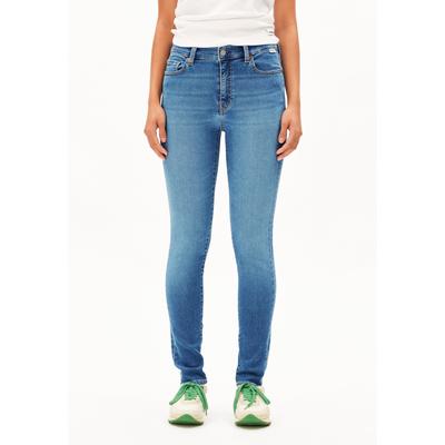 TILLAA SKINNY JEAN | Skinny Jeans Mid Waist Bio-Baumwoll Mix X-Stretch - blau (29-28) Image