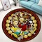 MINISO Kingdom Hearts Cartoon Area Rug Round Floor Mat Living Room Carpet Bathroom Kitchen Rugs Doormat Non-slip Floor Mat