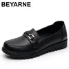 Frauen Schuhe Wohnungen Leder Turnschuhe Frauen Bequeme Weibliche Casual Walking Schuhe Mode Große Größe Müßiggänger Schuhe Frauen