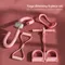 4-piece Home Yoga Fitness Set - Durable Pp Material, Solid Color Design, Yoga Fitness Supplies