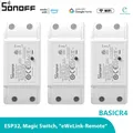 SONOFF Basic R4 WiFi Iterruttore fai-da-te Smart Switch Telecomando Smart Home eWeLink APP Controllo Funziona con Alexa Google Home