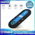Telefono vivavoce per auto 4.1 + EDR Kit vivavoce per auto compatibile senza fili Bluetooth Lettore musicale MP3 Alimentazione USB Ricevitore audio Clip per visiera