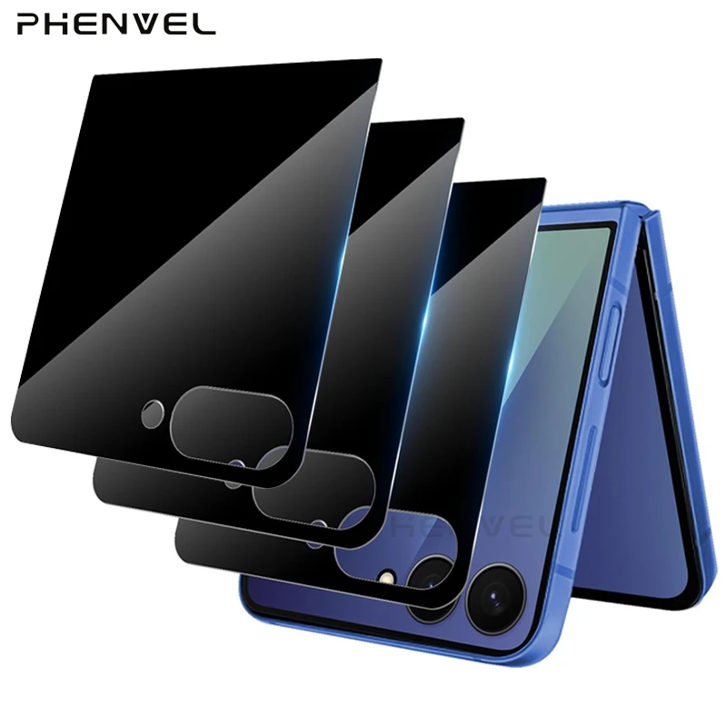 Vetro protettivo anti-spia per Samsung Galaxy Z FLIP 7 Proteggi schermo in vetro temperato per la privacy per Galaxy Z FLIP7 FE Flip 6 Flip7