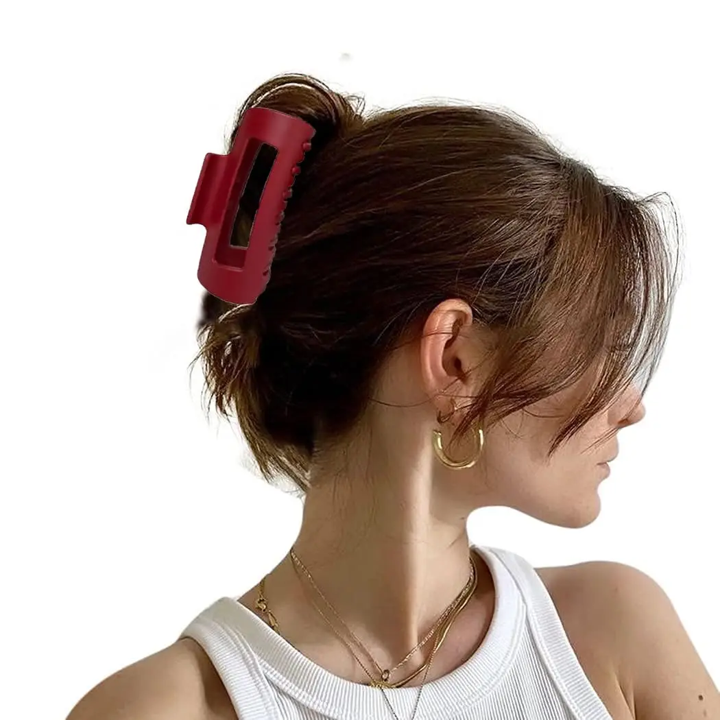 Unzerbrechliche, rutschfeste Haarspangen mit Wolkenklauenklammern, große Haarspangen für dickes, feines Haar für Frauen im Alltag, geeignet für besondere Anlässe Image