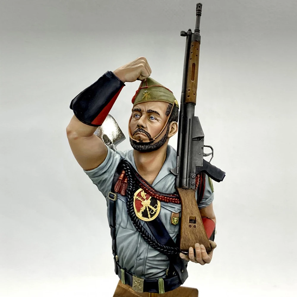 Resin Model figure Bust, 1/10 Caballero Legionario, GK, Military theme, Unassembled and unpainted kit