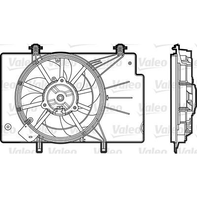 Valeo Elektromotor, Kühlerlüfter [Hersteller-Nr. 696344] für Ford Image