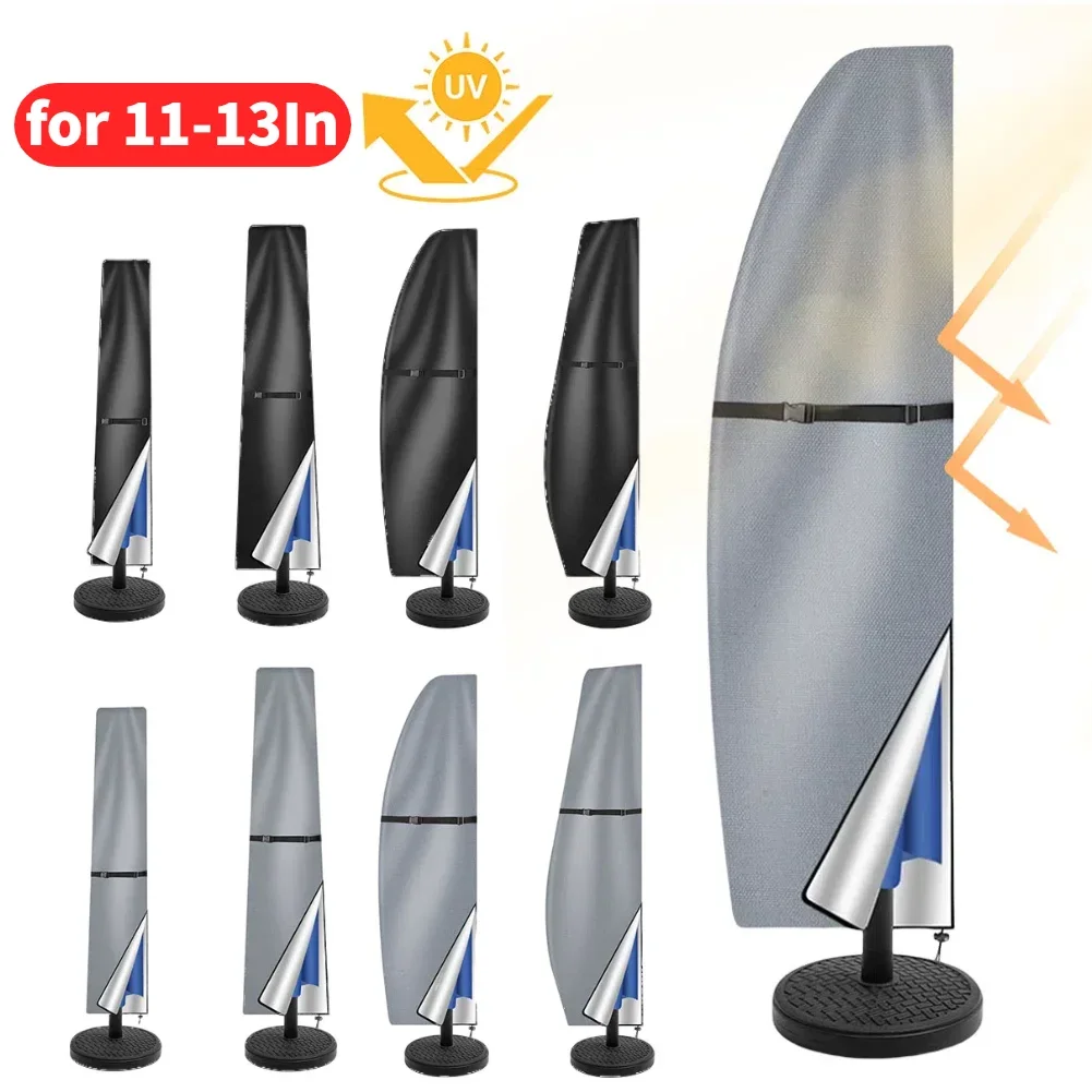 Outdoor Anti-UV Schutzhülle Wasserdichte Terrasse Regenschirm Abdeckung Cantilever Sonnenschirm Regen Abdeckung Sonnenschirm Regenschirm Abdeckung Image