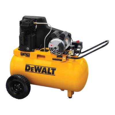 DeWalt 20 Gallon Cast Iron Portable Horizontal Wheelbarrow Air Compressor DXCMPA1982054 - 1.9 hp, 120V