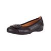 Ballerina GABOR "Gabor Ballerinas Nappaleder", Damen, Gr. 38,5, schwarz, Nappaleder, casual, Schuhe