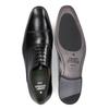 Schnürschuh HENRY STEVENS "Liam CO", Herren, Gr. 43, schwarz, Leder, elegant, Schuhe, Herren Halbschuh Businessschuh Leder handgefertigt, Anzugschuh