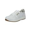 Sneaker ARA "Ara Sneaker Leder", Damen, Gr. 41,5, weiß (weiß, gold), Leder, casual, Schuhe