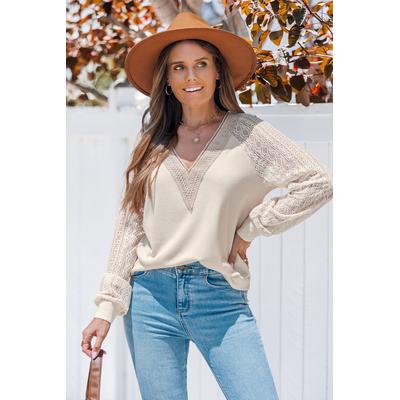 Easy Sunday Beige Top