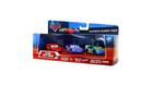 Disney / Pixar CARS Movie Exclusive 1:55 Die Cast Car with Rubber Tires 3-Car Gift Pack Lightning Mc