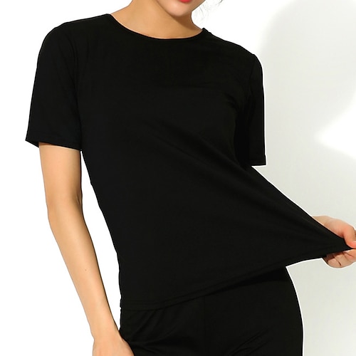 Damen Einfach Physiotherapie Sauna-Anzug Zum Fitnessstudio sportlich Image