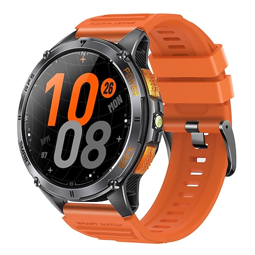 neue Premium-GPS-Smartwatch für den Außenbereich, Höhenmesser, Barometer, AMOLED-Bildschirm, integriertes GPS Kompass Militär Sport Smartwatch Herren