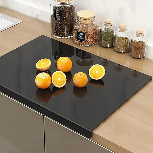 Hochfestes Schneidebrett für Haustiere mit Schutzkanten – lebensmittelechtes, langlebiges, kratzfestes, leicht zu reinigendes Küchenschneidebrett – robustes, modernes Design für Hobbyköche Image