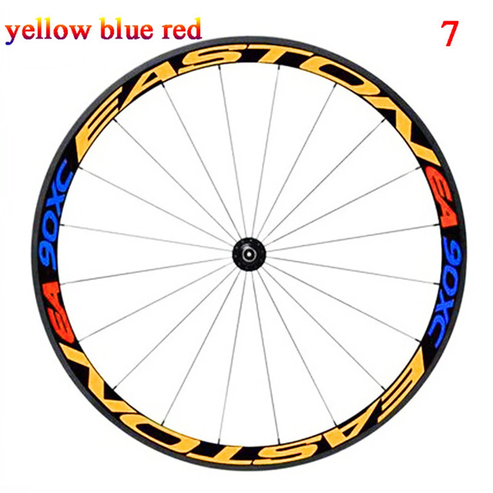 Bike Accessories MTB Bike Bicycle Decals Multicolor Bicycle Stickers Bike Wheel Rims Reflective Stickers Bicycle Rim Decals