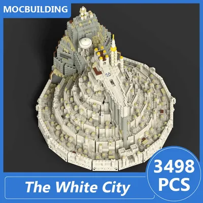 Die Weiße Stadt 10256 „Taj Mahal“ Alternative Build Moc Blöcke Diy Montieren Ziegel Architektur Display Sammeln Spielzeug Geschenke 3498PCS Image