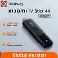 Versione globale Xiaomi Mi TV Stick 4K 2a generazione 8GB ROM Quad Core Bluetooth 5.2 Dolby Vision DTS Video HD Streaming portatile Media