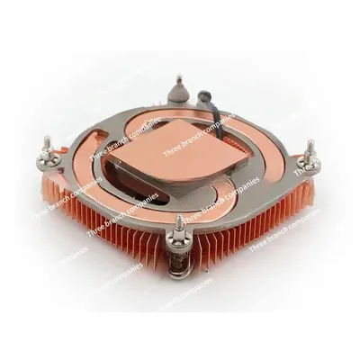 All-in-One-Desktop-Computer, CPU, unter Druck stehender Stil, ultradünner 1U-Heatpipe-Stummschaltungs-Kühlerlüfter aus reinem Kupfer