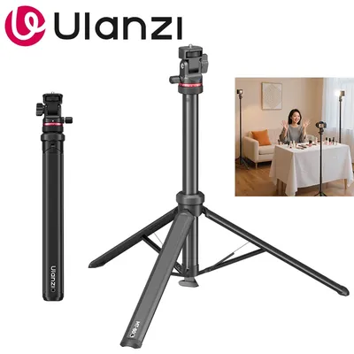 Ulanzi MT-80 2m Auto-Open Light Stand Tripod 360° Rotation Adjustable Super Stable Tripod Stand for Camera Light Photography