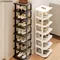 Foldable Shoes Rack Household Multi Removable Wall Corner Shelves With Space-saving Doorway Living Room Shoe Cabinets