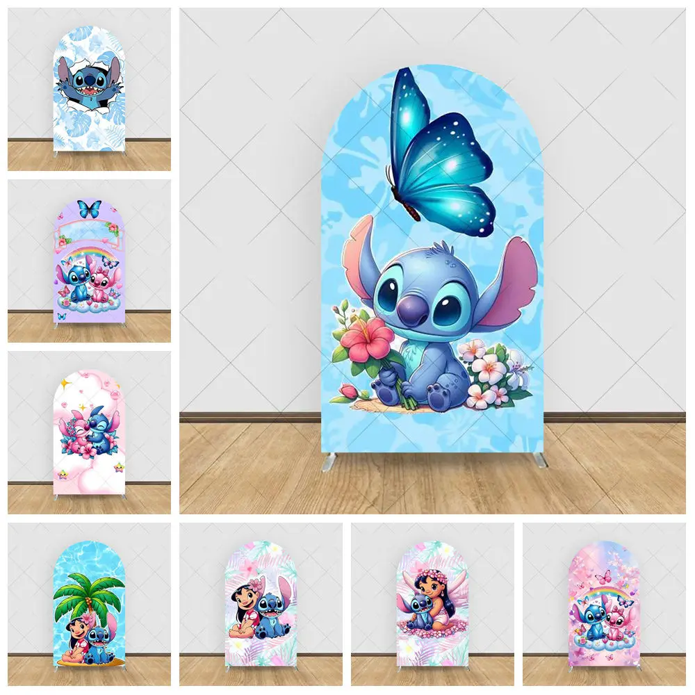 Bogenförmige Hintergrundabdeckung für Kindergeburtstags-Dekoration, Fotohintergrund, Babyparty-Requisite Image