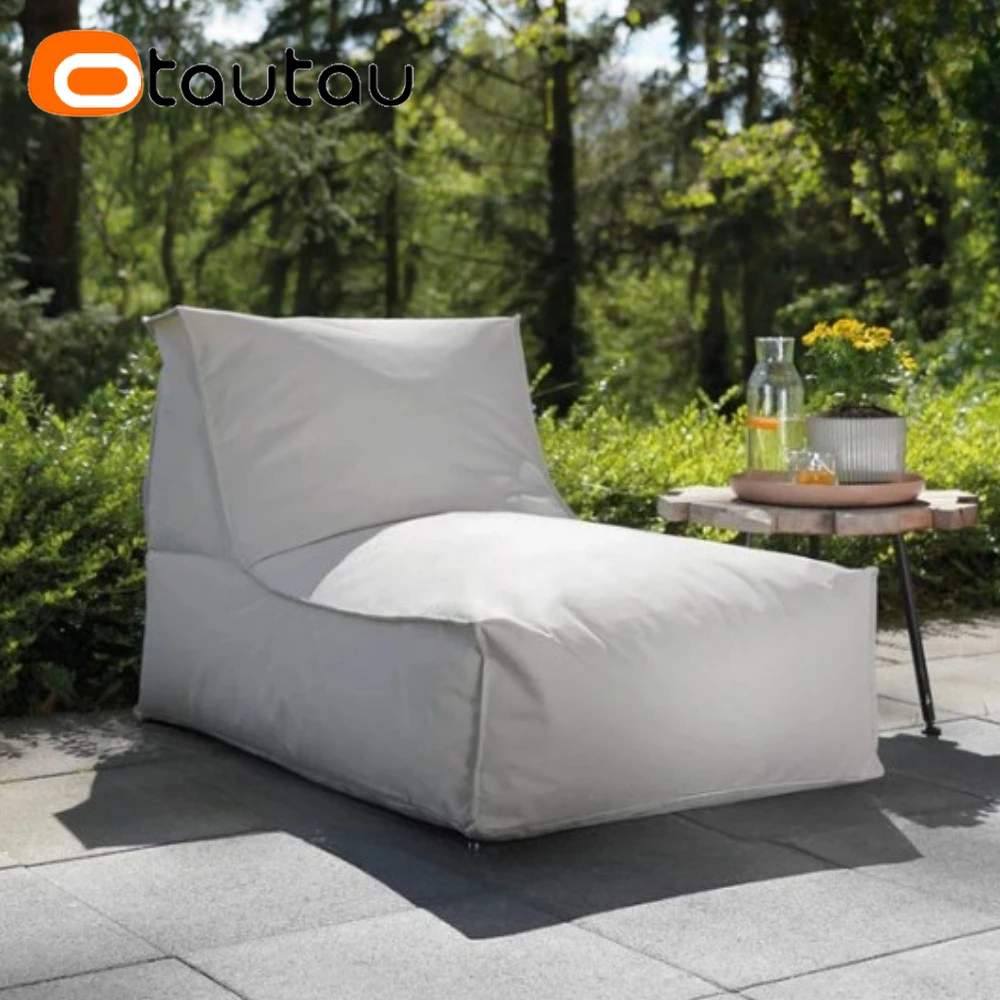OTAUTAU Outdoor Oxford Sitzsackbezug Schwimmbad Float Liege Beach Club Pouf SF505 【Kein Füllstoff! Sie müssen es selbst füllen!】