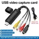 Convertitore da VHS a digitale Convertitore video USB 2.0 Scheda di acquisizione audio VHS Box VHS VCR TV a convertitore digitale Supporto Win 7/8/10