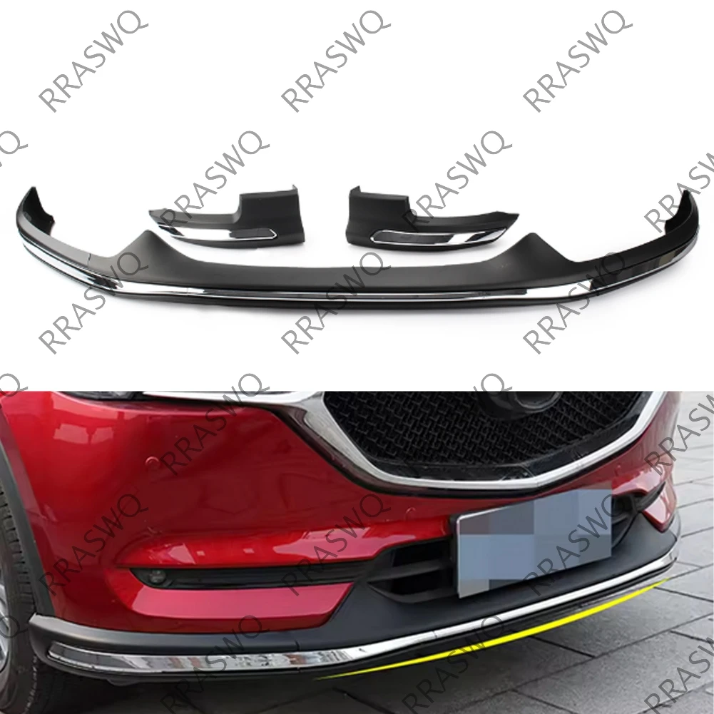 CX5 2017-2021 Auto ABS Anteriore Paraurti Posteriore Bordo di Protezione Piastra Paramotore Bar di Protezione Trim Per Mazda CX-5 2017 2018 2019 2020 2021