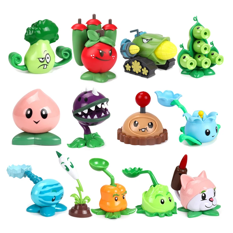 Neue PLANTS VS ZOMBIES 2-Pea Shooter Potato Sunflowe Mine Actionfigur PVZ Modell Spielzeug Shooting Allstar Boy Toy Kindergeburtstagsgeschenk Image