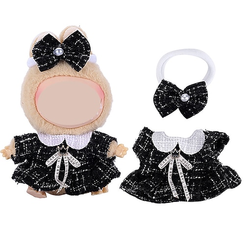 Kleidung für LABUBU Puppe (OHNE PUPPE) Outfit für LABUBU Bekleidungsset für LABUBU Dress-Up Accessoires für LABUBU Weihnachtsgeschenk Image