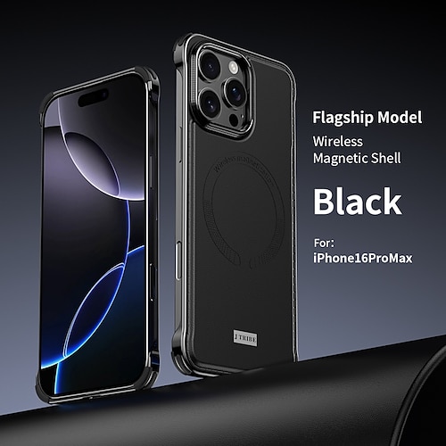 Handy Hülle Handyhüllen Für iPhone 17 Pro Max 17 Air 16 Pro Max Plus 15 Pro Max Plus Rückseite Unterstützt kabelloses Laden Stoßfest Retro TPU PU-Leder Image