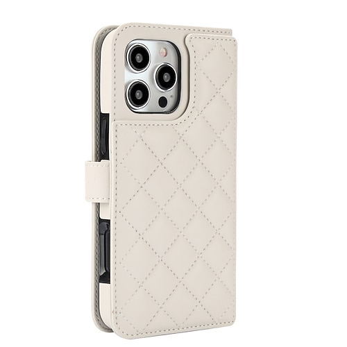 Handy Hülle Handyhüllen Für 16 15 14 Pro Max Plus 16e 13 Mini Brieftaschenhülle mit Trageriemen Ständer Kartenfach Retro TPU PU-Leder Image