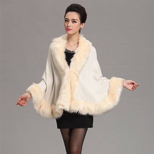 Elegant Goldene Zwanziger 1920er Kunstpelz-Schal Der große Gatsby Charleston Kostüm Damen Valentinstag Maskerade Party Hochzeit Hochzeitsgast Erwachsene Schal Herbst Winter Ganzjahres Image