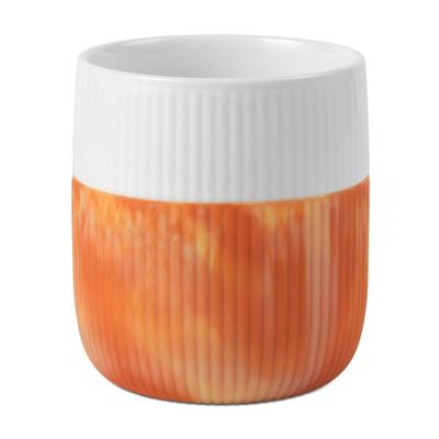 Royal Copenhagen Fluted Contrast Warm Ochre Marble Mug