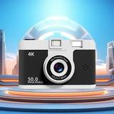 Fnyoxu Digital Camera with WiFi Connectivity 16X Digital Zoom 2.4 Inch HD Screen - Beauty Mode for Mobile Phone Night Vision Flash 1080P Video Recording Compact and Lightweight Design